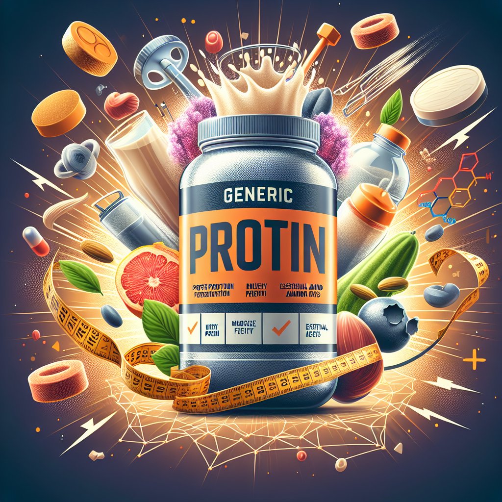 A visually appealing composition of whey protein, casein, and essential amino acids, emphasizing the protein-rich nature of Muscle Milk and its suitability for a keto diet.