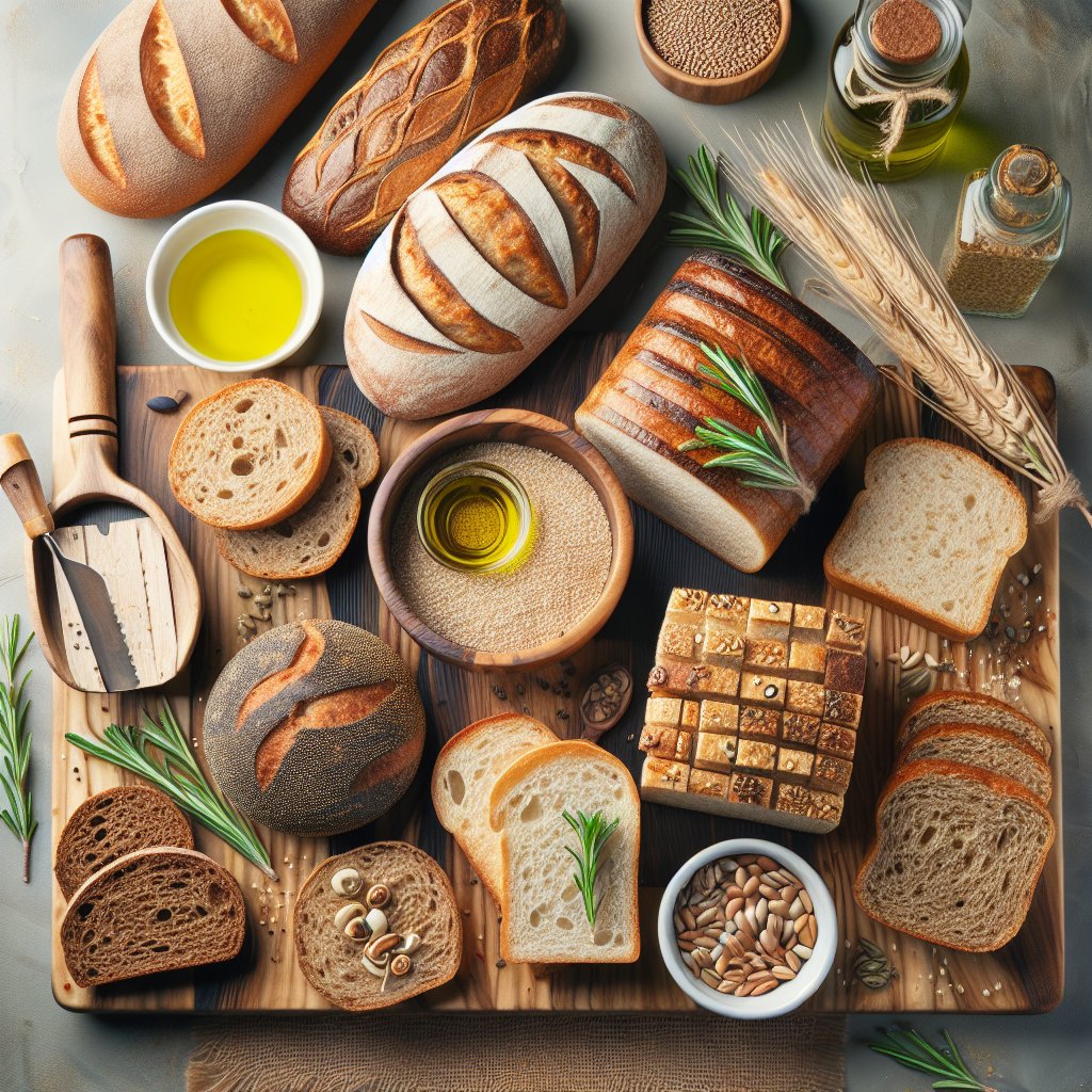 Assorted Gluten-Free Bread Brands for Keto Diet