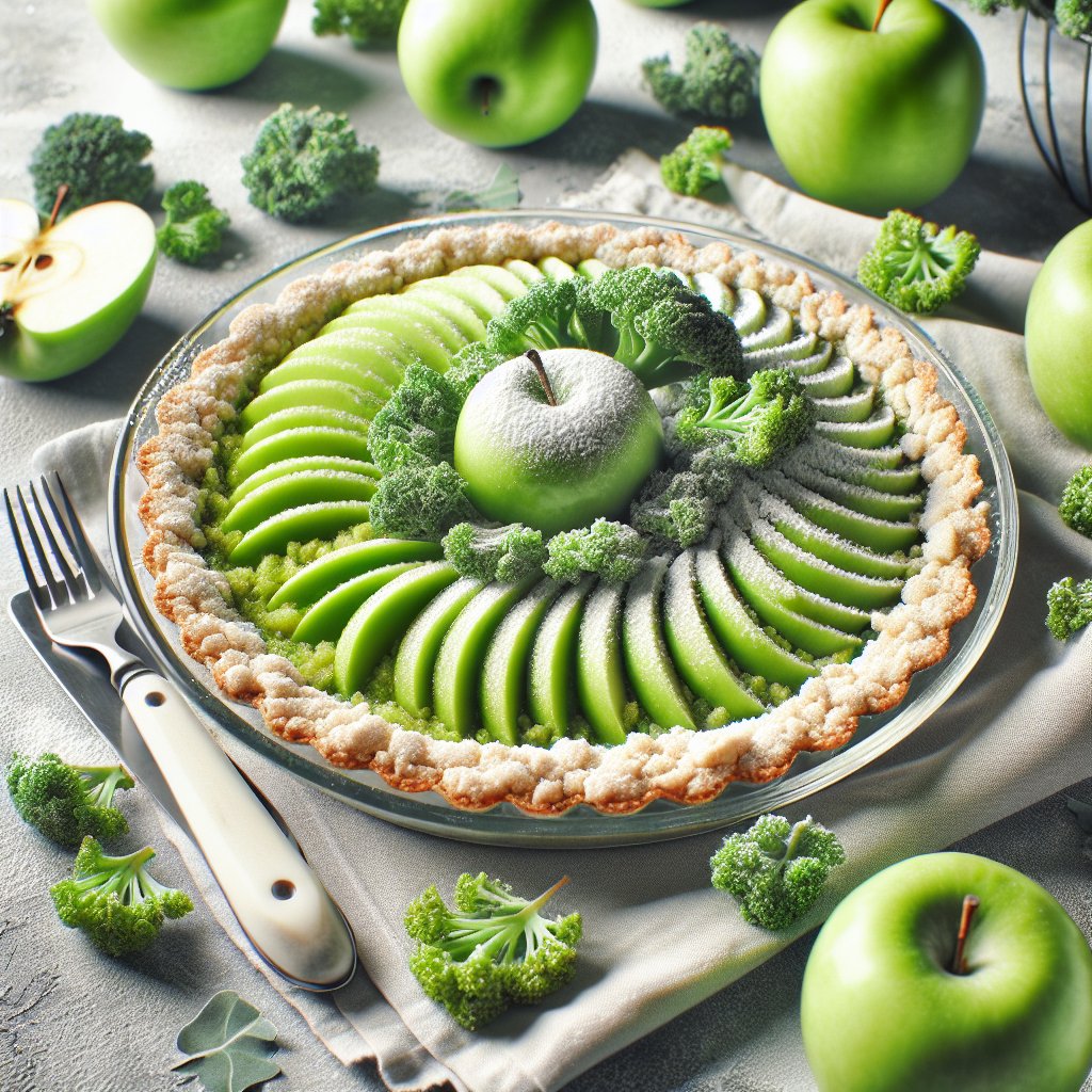 Decadent keto-friendly green apple dessert