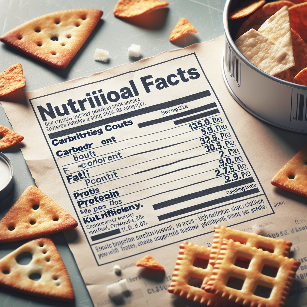 Nutrition Facts label of Nut Thins with detailed carb count, fat content, and protein content for Keto diet analysis