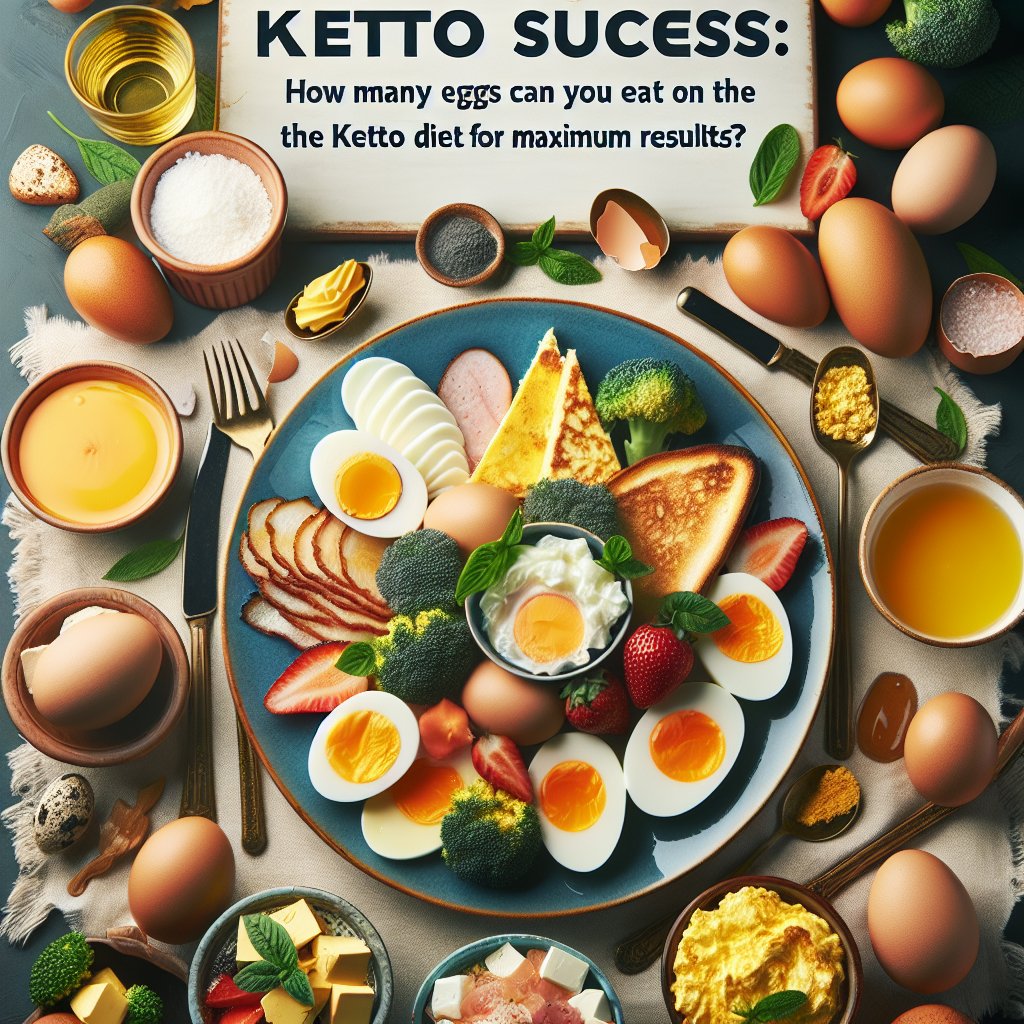 A vibrant and enticing keto-friendly breakfast spread featuring an assortment of eggs prepared in various ways such as scrambled, boiled, and omelets.