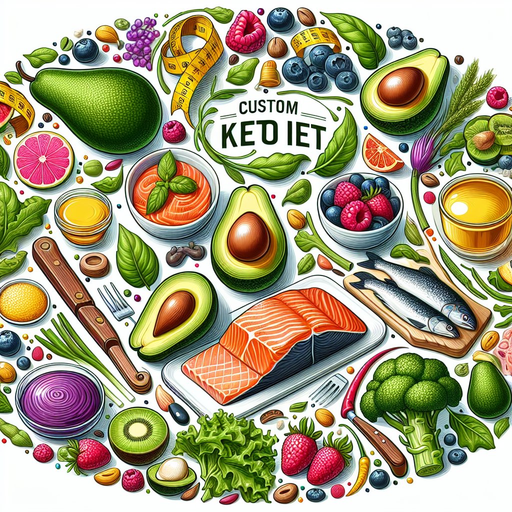 Assortment of vibrant wholesome foods representing a personalized keto diet