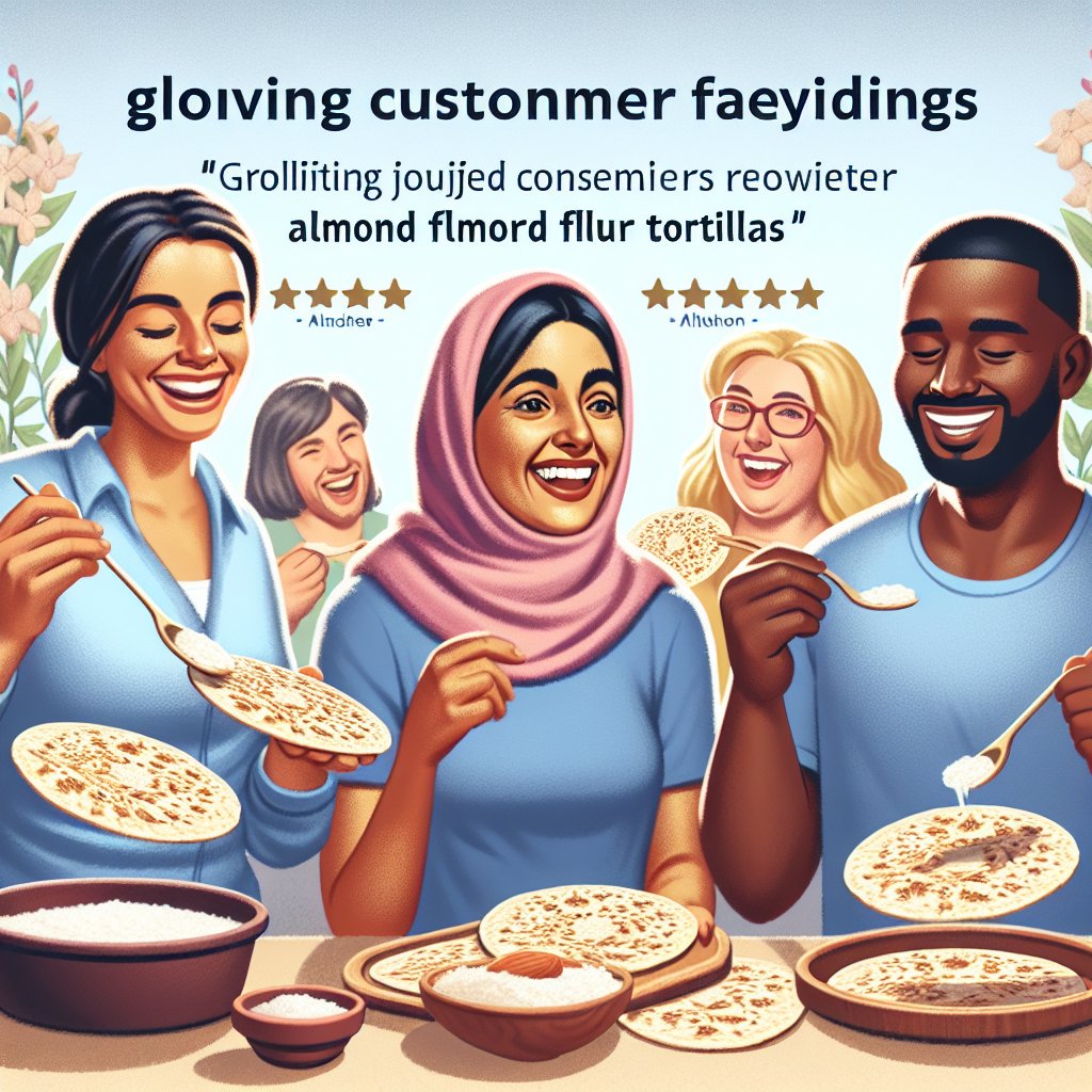 Happy customers enjoying Siete almond flour tortillas in a keto-friendly meal