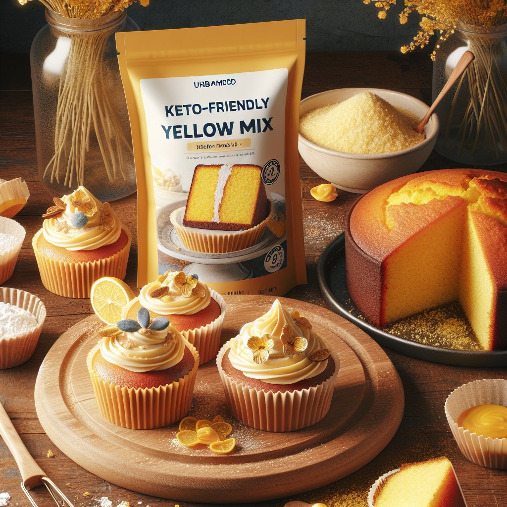 Delicious and moist keto-friendly yellow cake made effortlessly with Duncan Hines Keto Yellow Cake Mix, showcasing guilt-free indulgence.