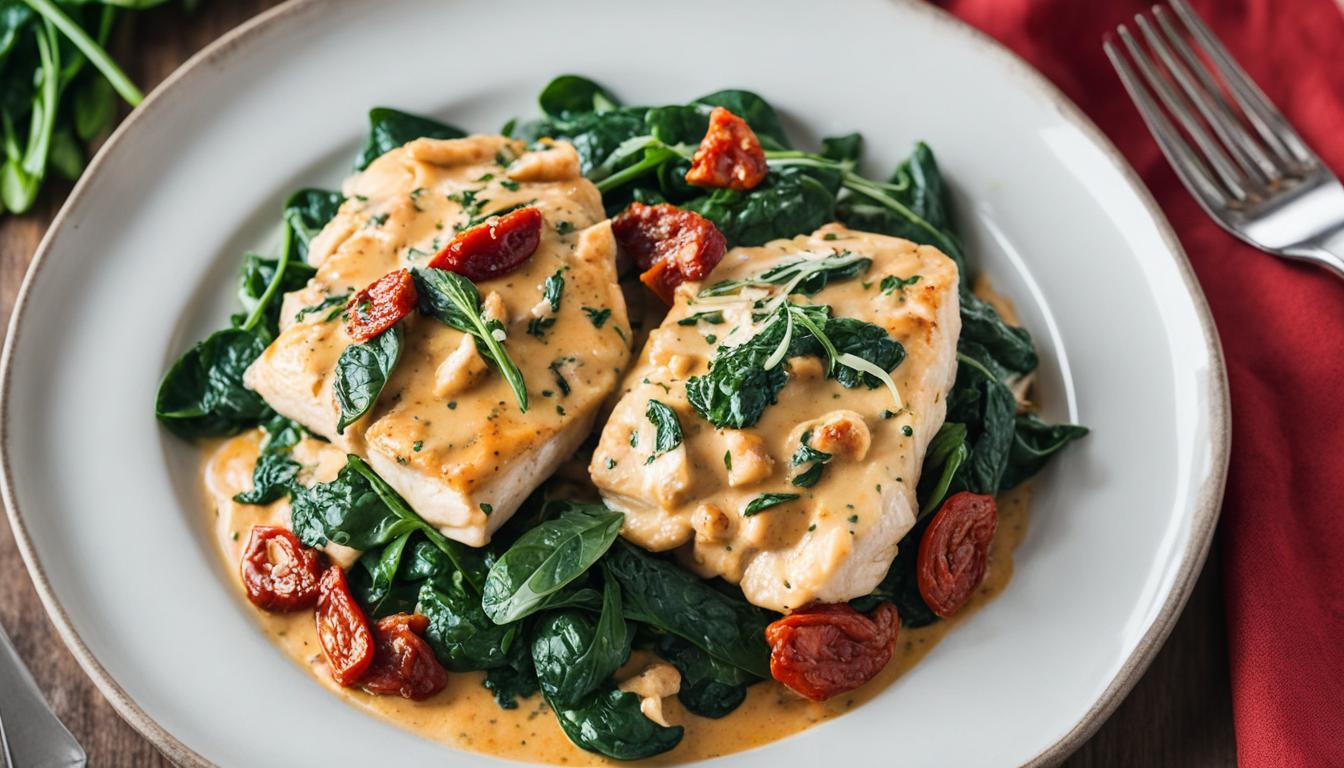 Creamy Keto Tuscan Chicken