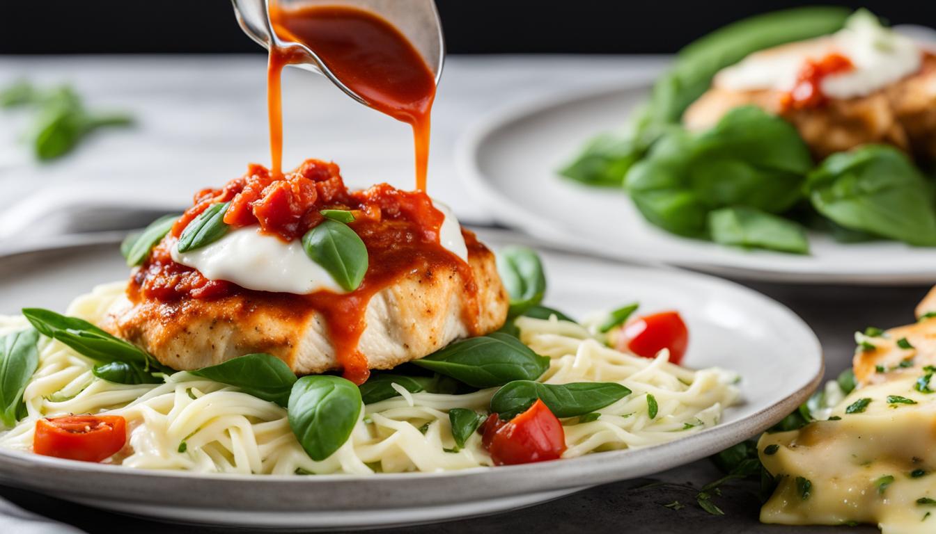 Healthy Chicken Parmesan Without Breading