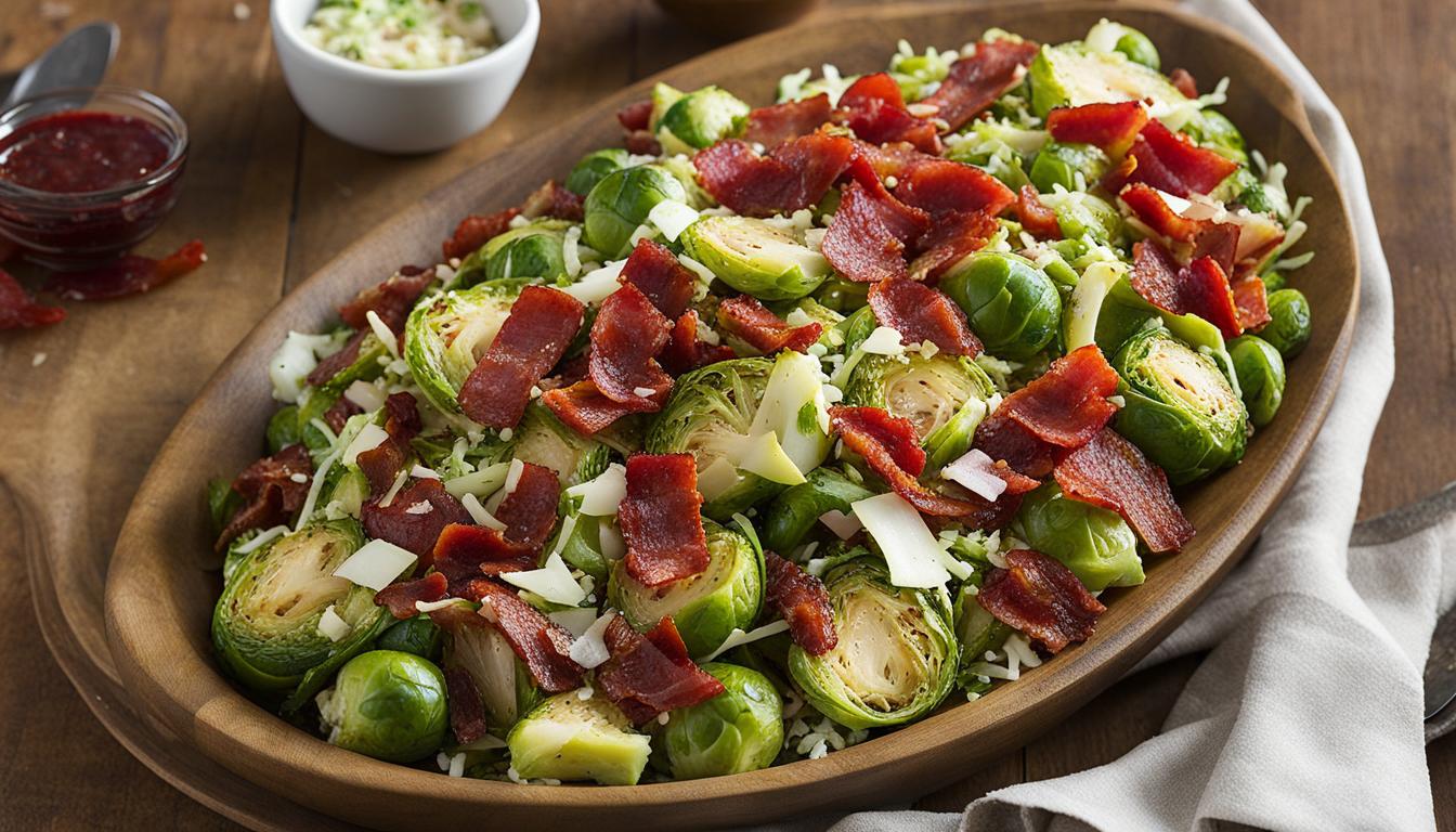 Italian Antipasto Brussels Sprouts Salad