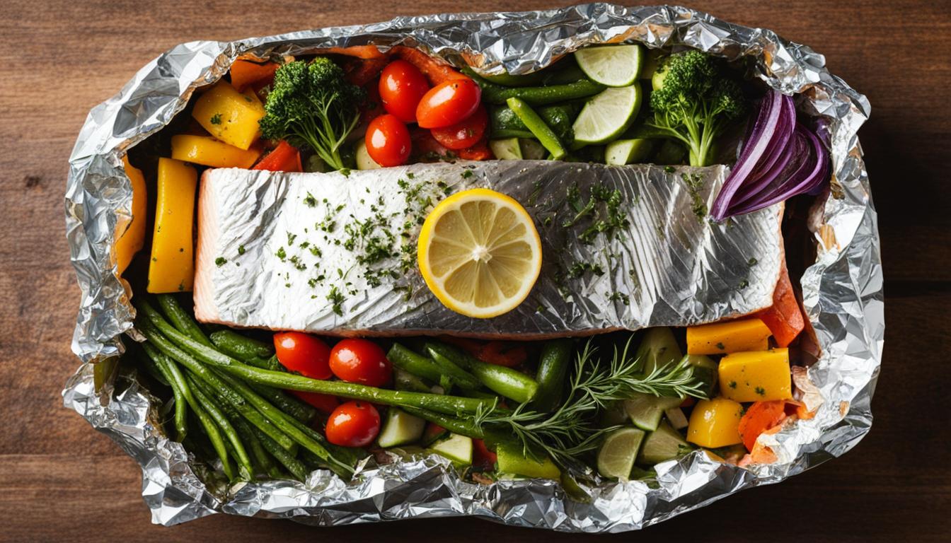 baked keta salmon in foil