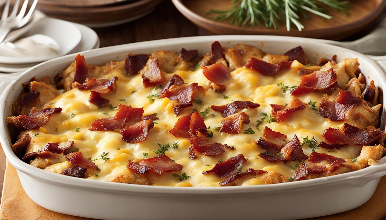 chicken bacon cheese casserole