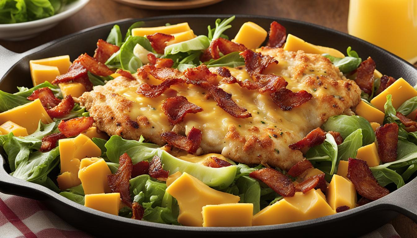 hearty chicken bacon and cheese bake