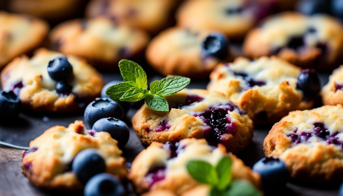 keto blueberry biscuit image