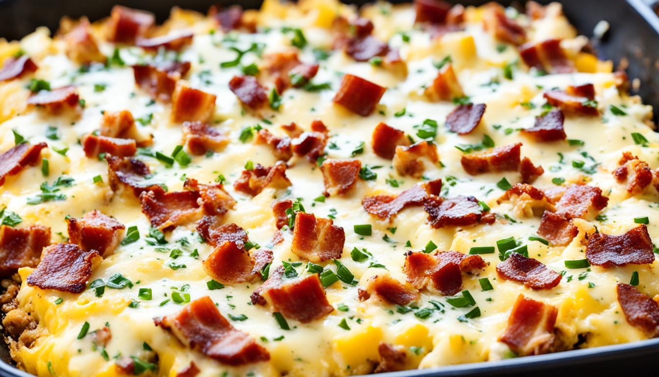 keto chicken casserole with bacon