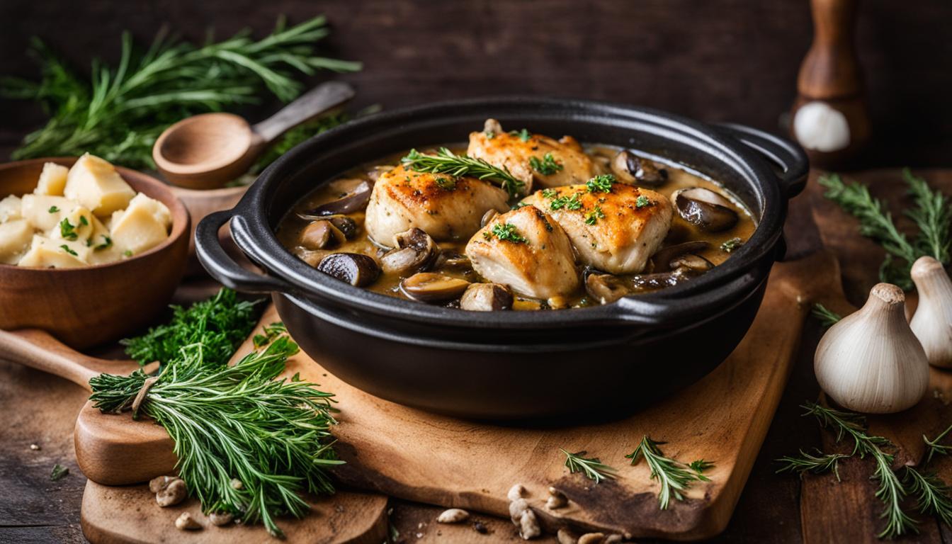 keto instant pot chicken and mushrooms