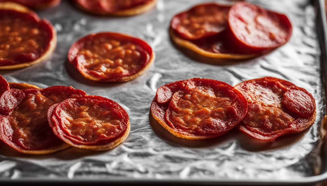 keto pepperoni chips