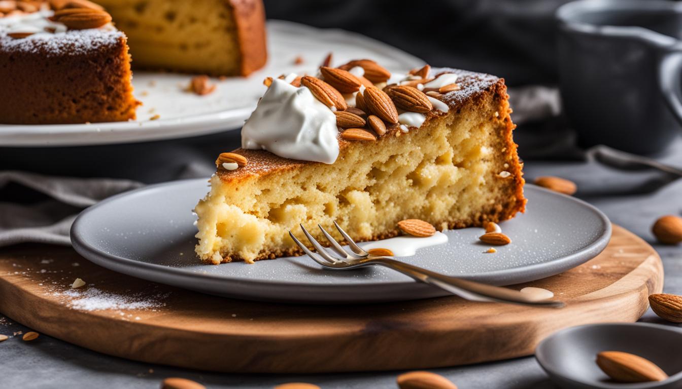 keto yogurt almond cake