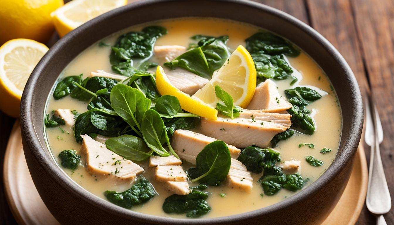 lemony chicken soup