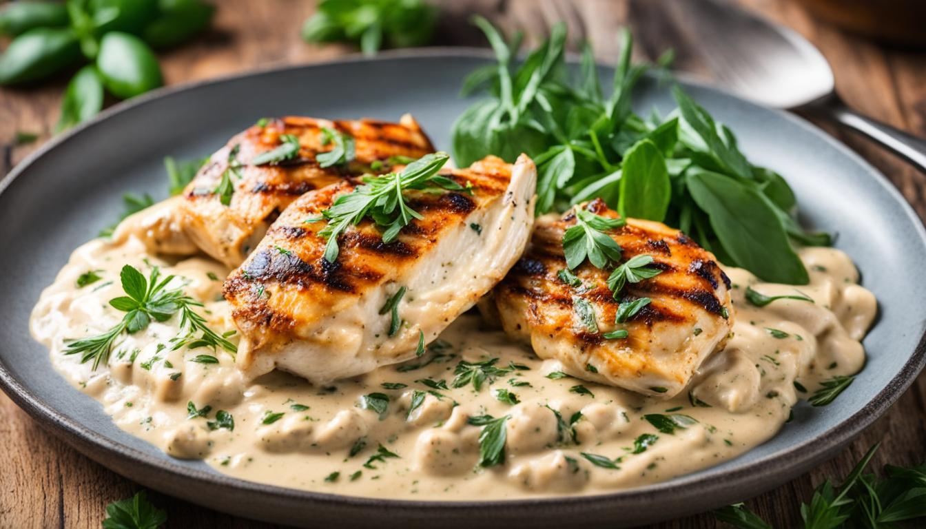 low carb creamy Tuscan chicken