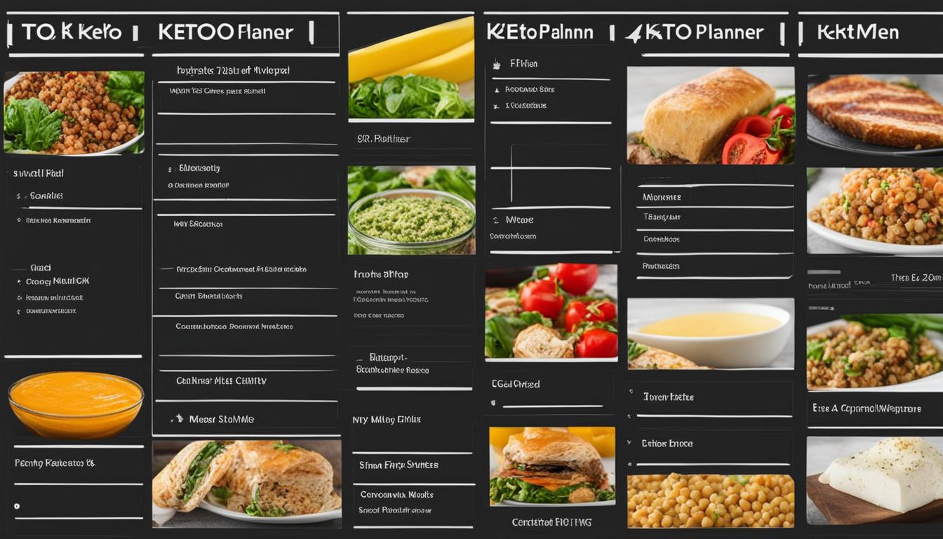 printable keto meal planner template