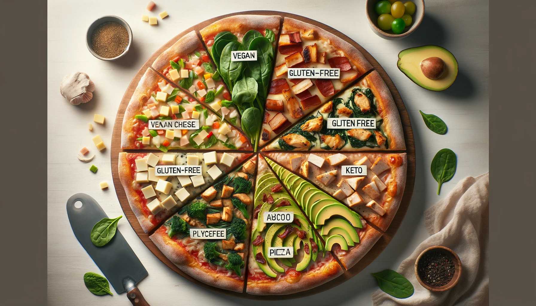 special diet pizza toppings