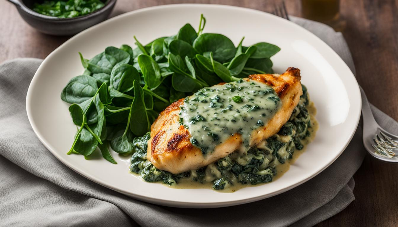 spinach stuffed chicken breast recipes