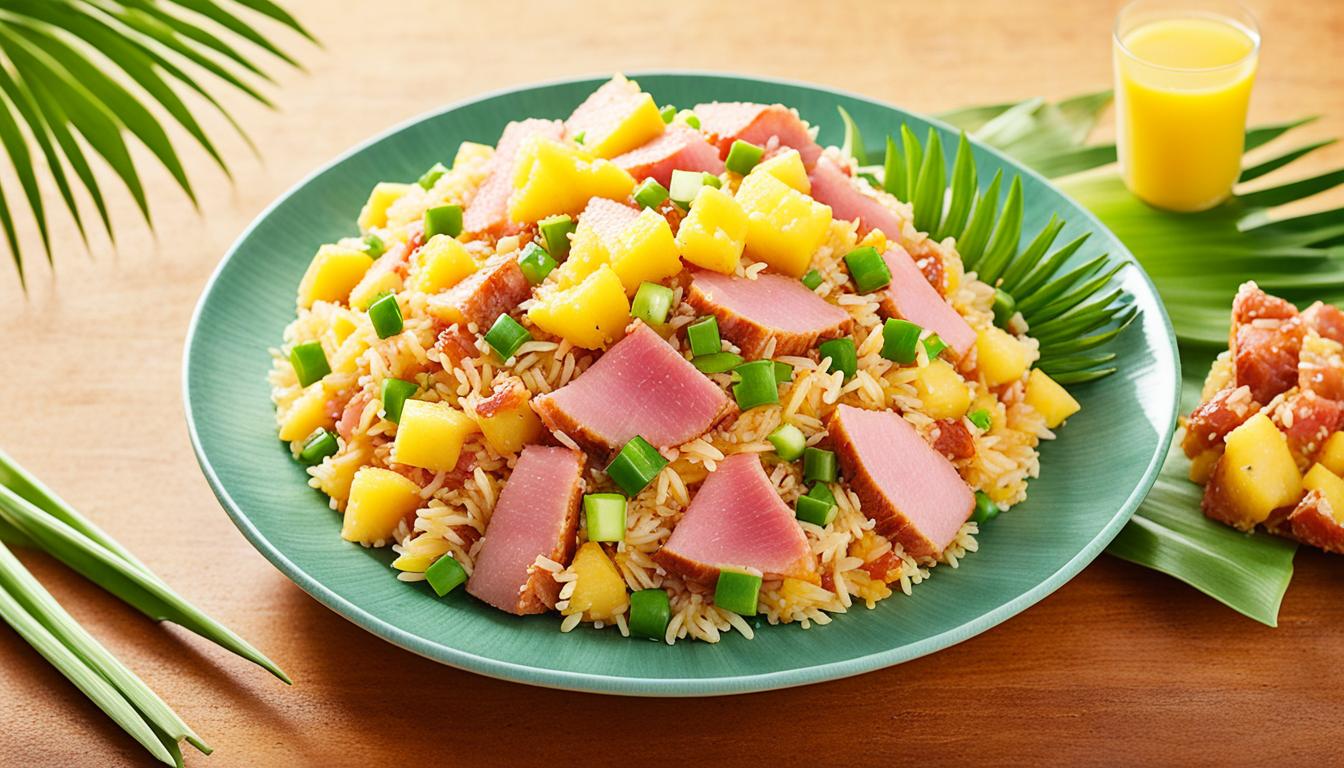 Ham and Pineapple Fried Rice