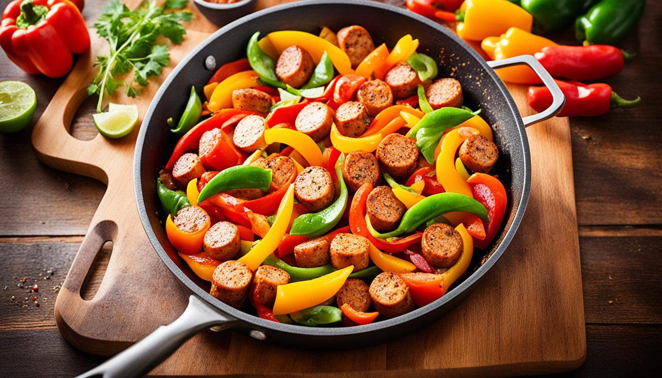 Spicy Chicken Sausage Stir-Fry