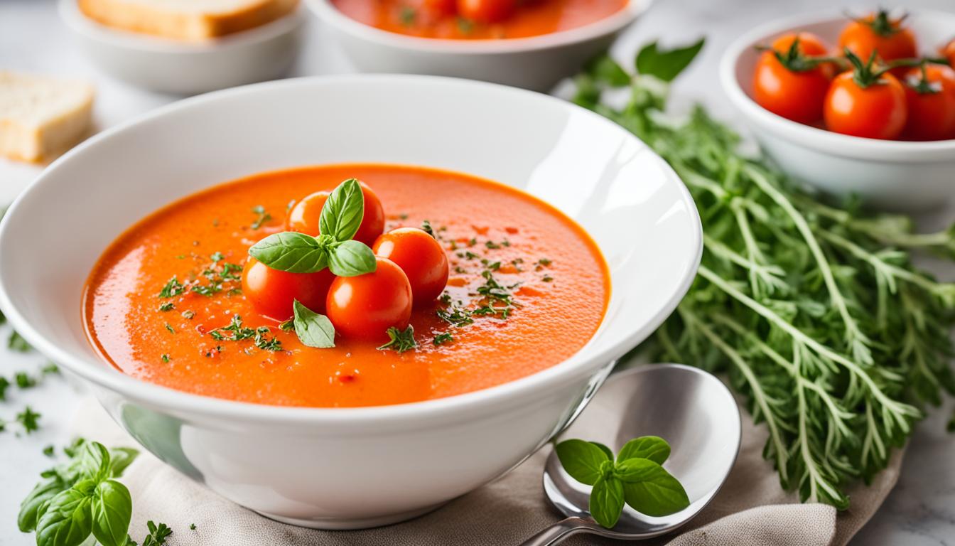 creamy cherry tomato soup