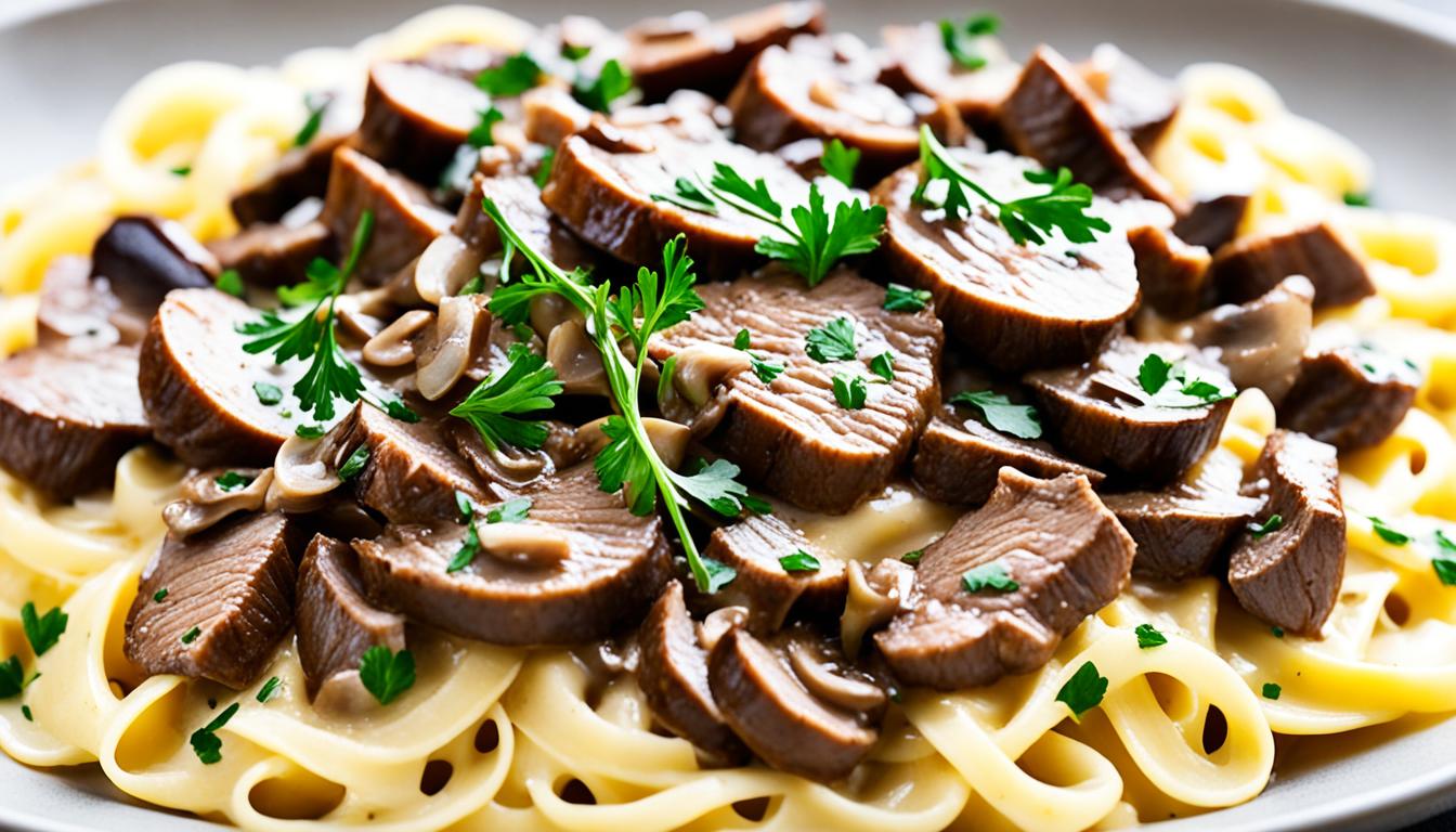 keto beef stroganoff