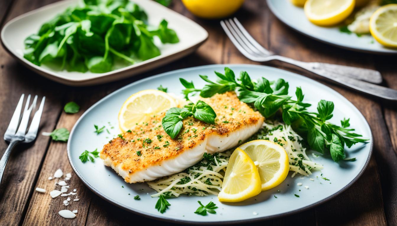 keto parmesan-crusted pollock