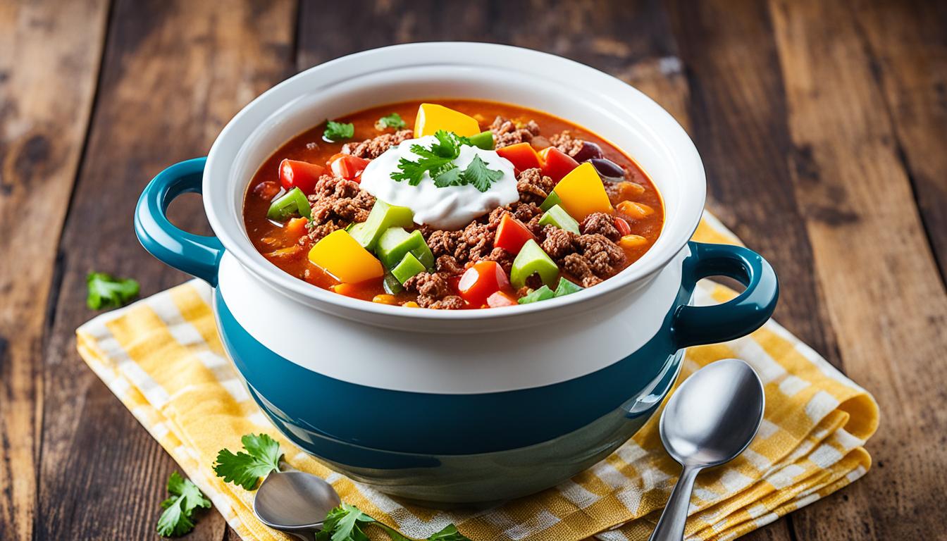 keto taco soup crockpot recipe with ground beef