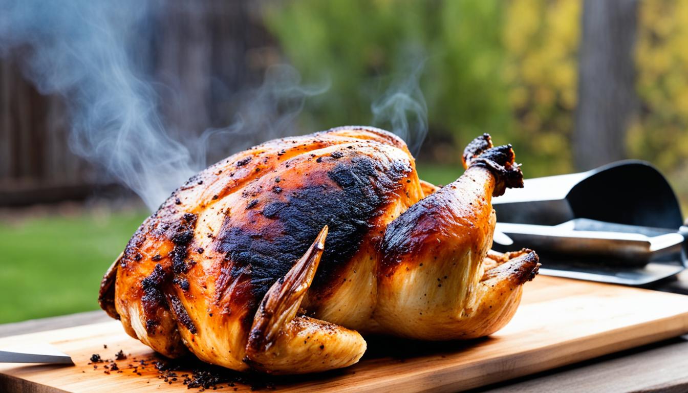 smoked beer can chicken