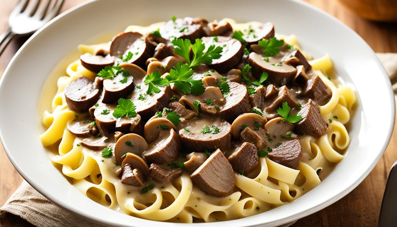 venison stroganoff