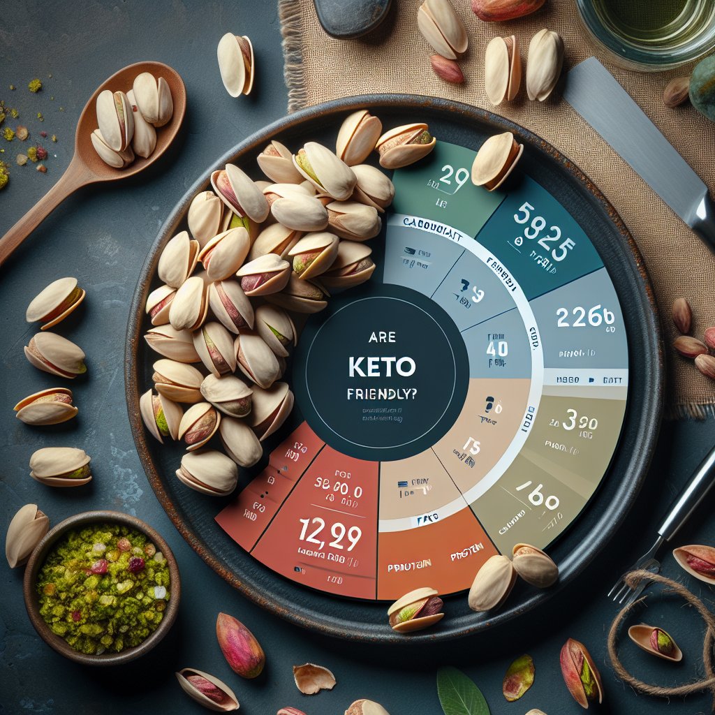 Pistachios macronutrient profile showcasing low net carbs and high healthy fats for keto diet