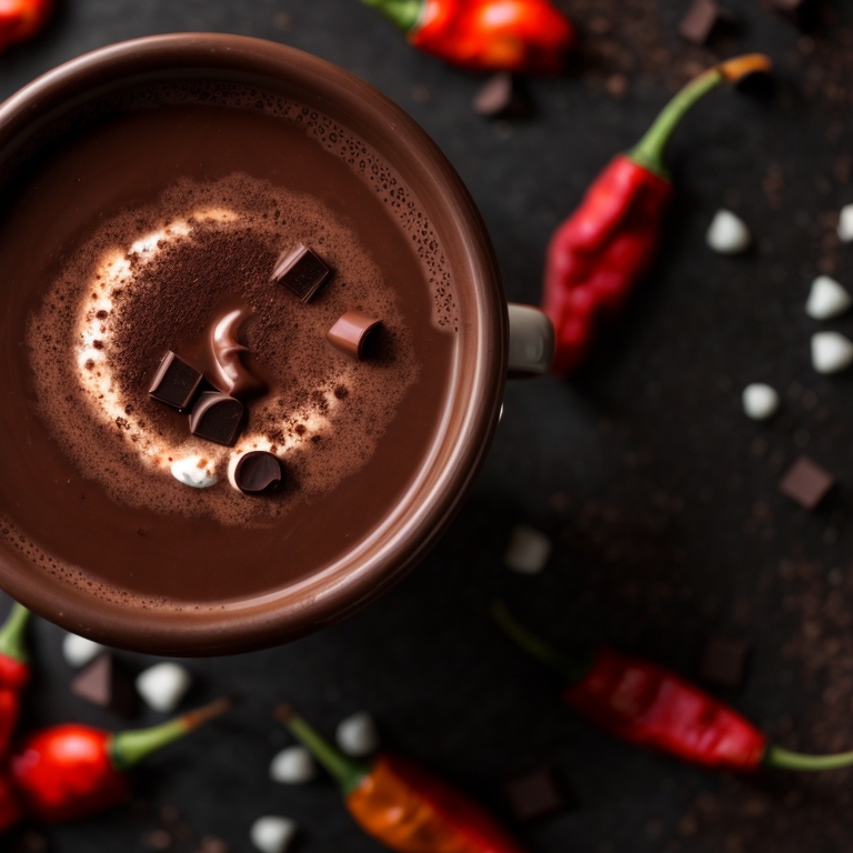 Keto-friendly version of traditional Mexican hot chocolate