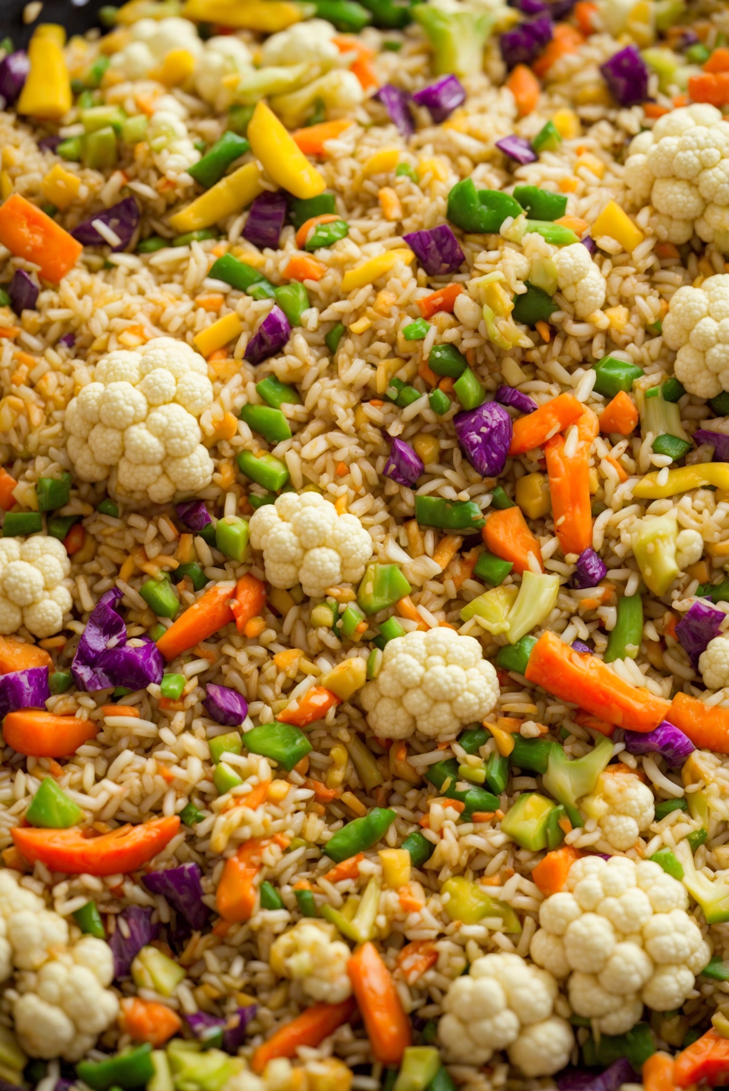 Mouthwatering cauliflower rice